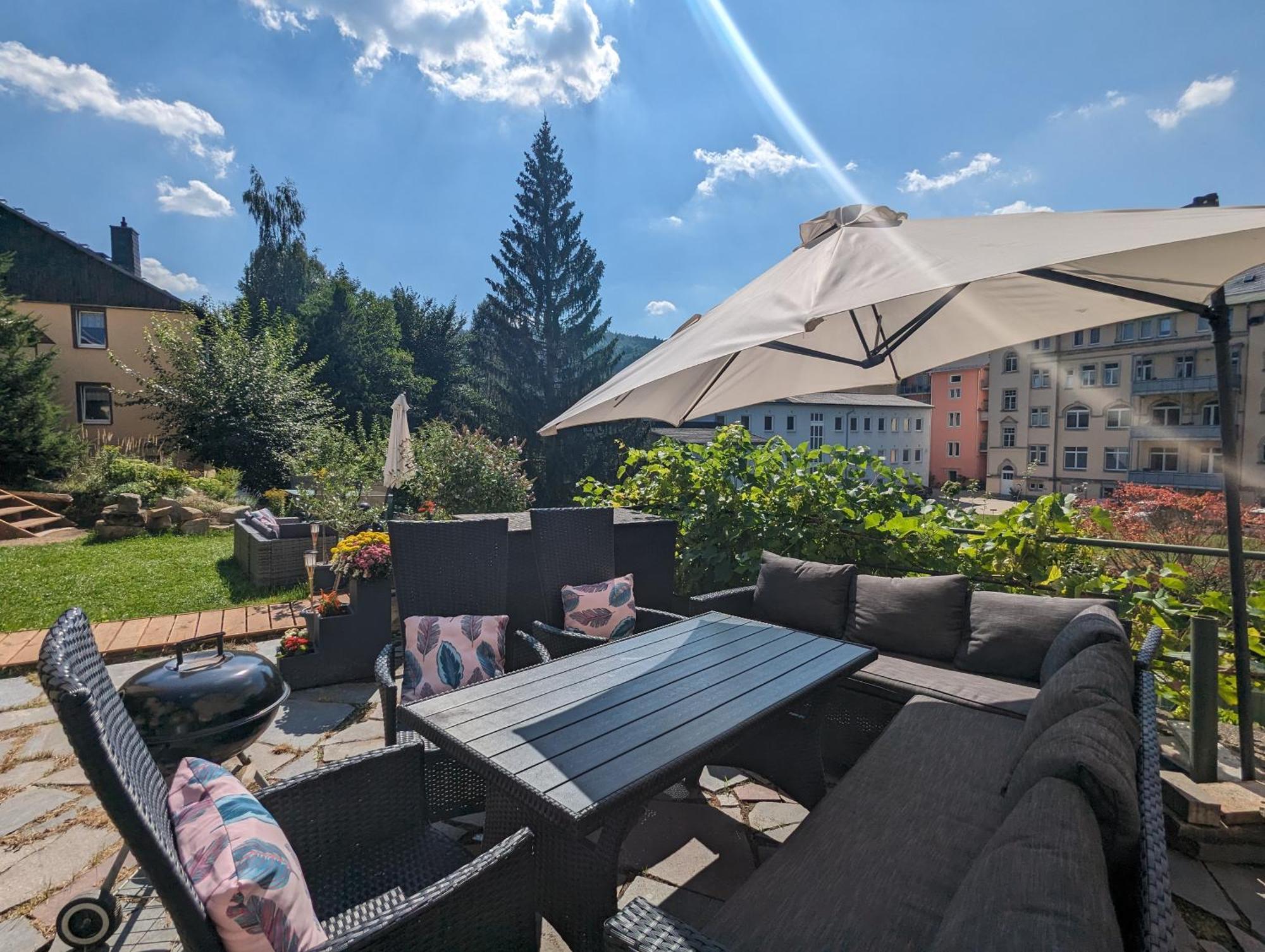 Hw3 - Urlaubsmagie - Helle, Grosse Wohnung Mit Pool Sebnitz Dış mekan fotoğraf